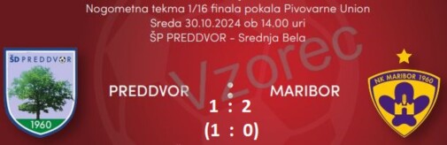 Utrinki s tekme PREDDVOR : MARIBOR